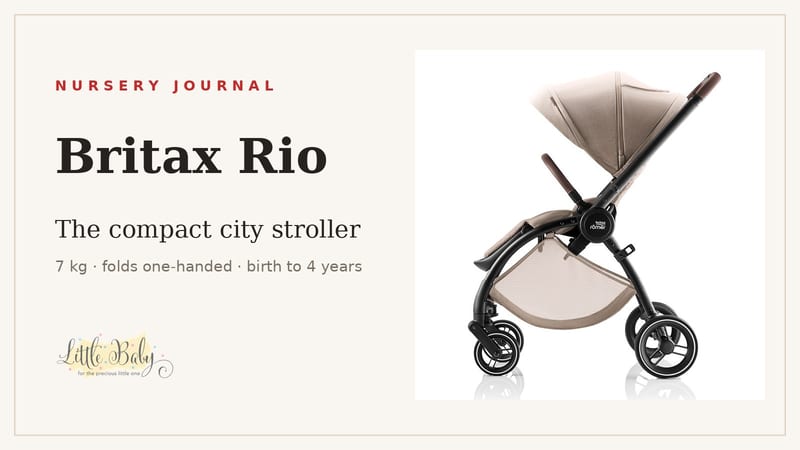 Britax Rio: The Compact City Stroller (Birth to 4 Years)