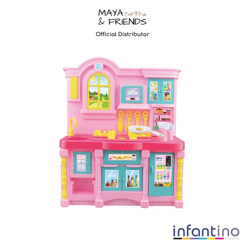Maya & Friends Kitchen Play Set With Light And Music