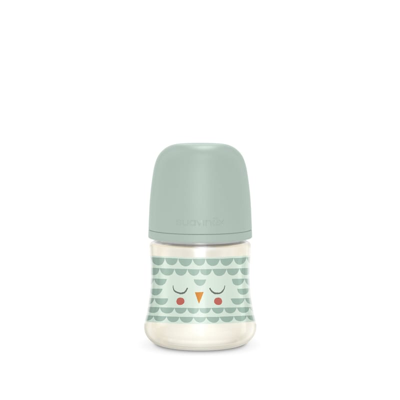 Suavinex Bonhomia Feather Baby Bottle SX Pro 150ml Slow Flow 0+ Months - Green