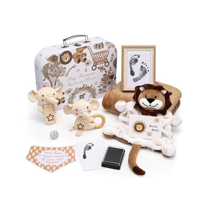 Lucky Baby Lictin 132227 Premium Newborn Gift Set – Lion