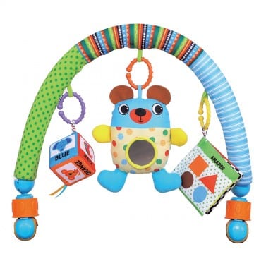 Lucky Baby Biba Toys BB1895 Jolly Bear Travel & Learn Stroller Arch