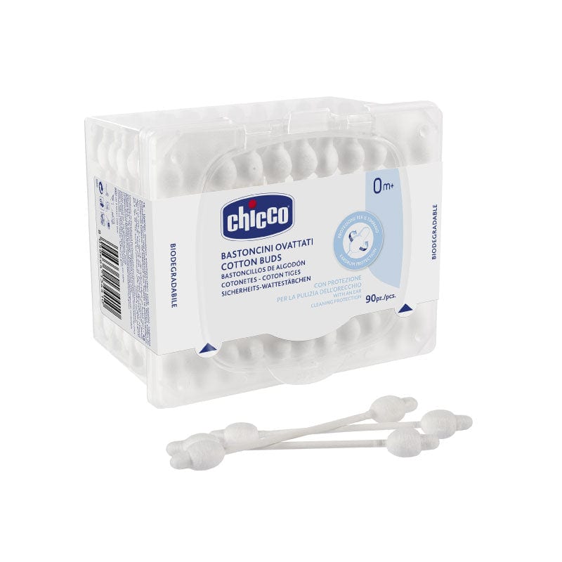 Chicco Cotton Buds With Ear Protection 90pcs