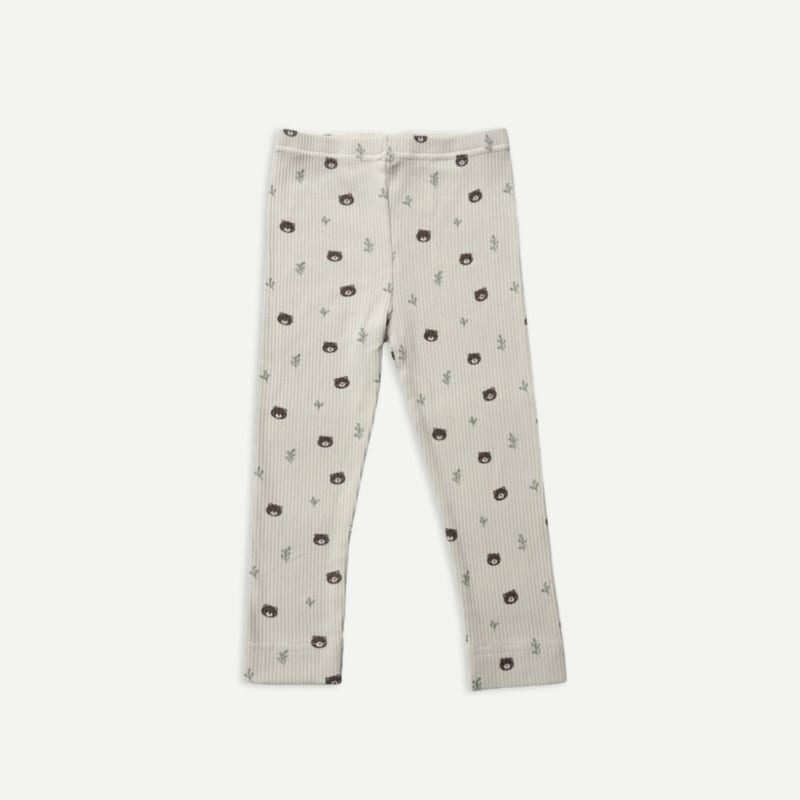 Elly Milley TENCEL™ Organic Cotton / Terre Legging - Woodland Bear