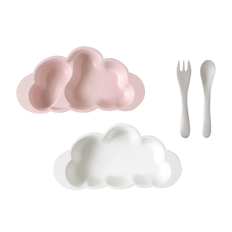 10mois Mamamanma Meal Set - Pink (Made in Japan)