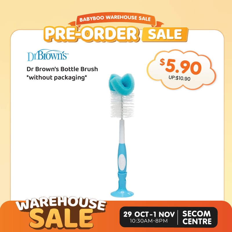 Babyboo Sale [Pre-Order] DR. BROWN'S Baby Bottle Brush (non-retail pack)