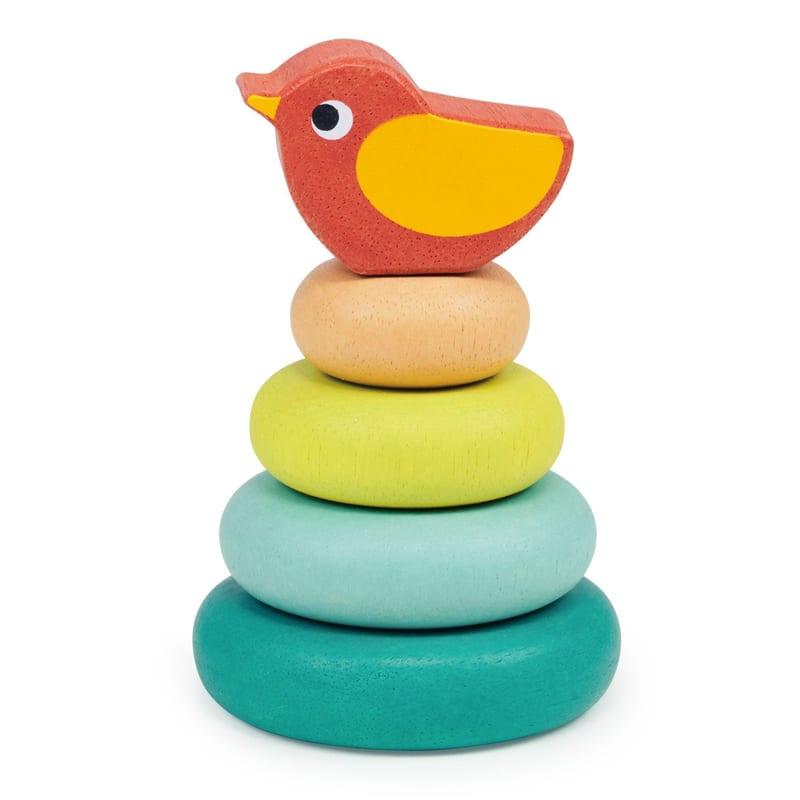Mentari Toys Stacking Tree With Bird | 12 months+