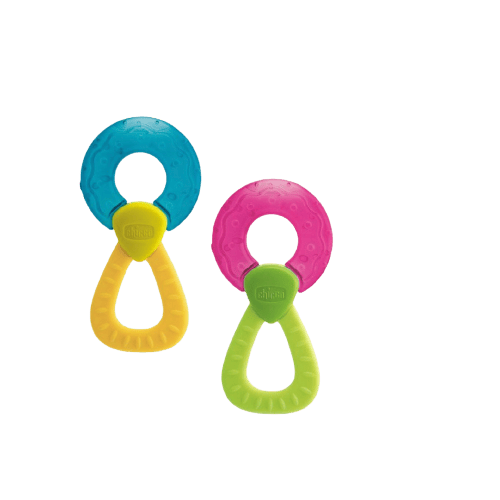 Chicco Fresh Relax Teether Ring With Handle 4M+