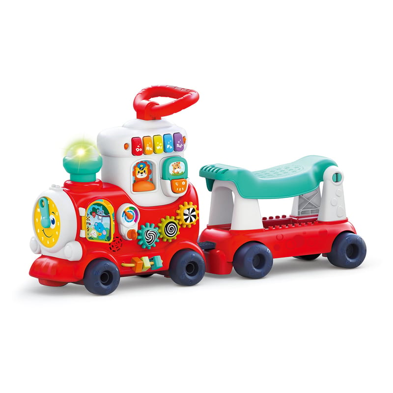 Lucky Baby 511091 4 In 1 Smart Learning Push & Ride Train
