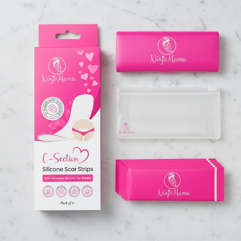 ninja-mama Ninja Mama Transparent C-Section Silicone Scar Strips - Pack of 6