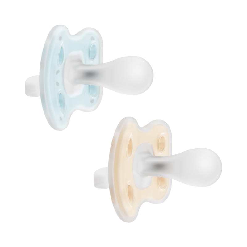 DR. BROWN'S Advantage™ One-Piece Silicone Pacifier, 0-6 Months
