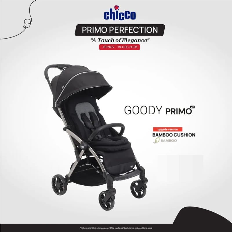Chicco Goody Primo V2 (2025) Bamboo Fabric Stroller