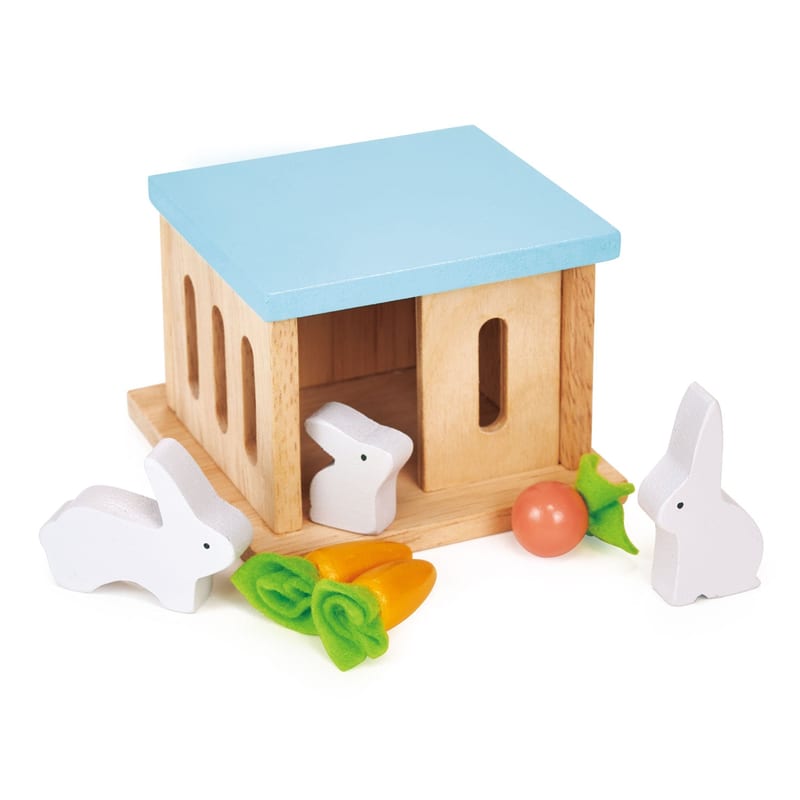 Mentari Toys Rabbit Hutch Pet Set | 3 years+