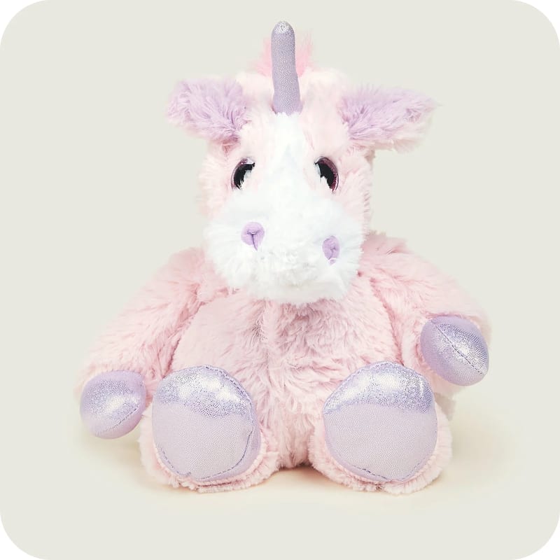 Warmies Soft Toy Iridescent Pink Unicorn