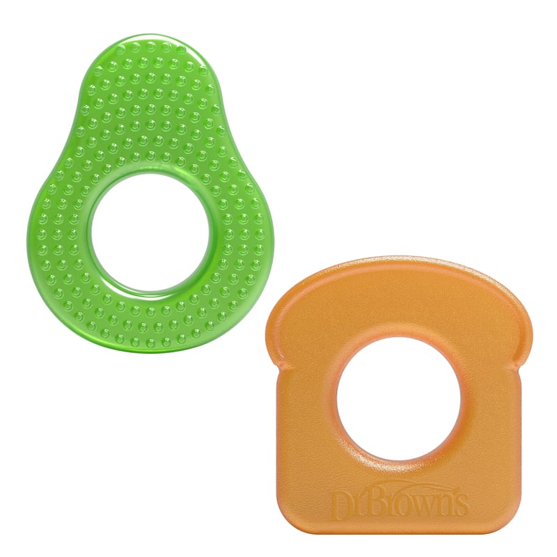 DR. BROWN'S AquaCool Water-Filled Teether - Avocado Toast