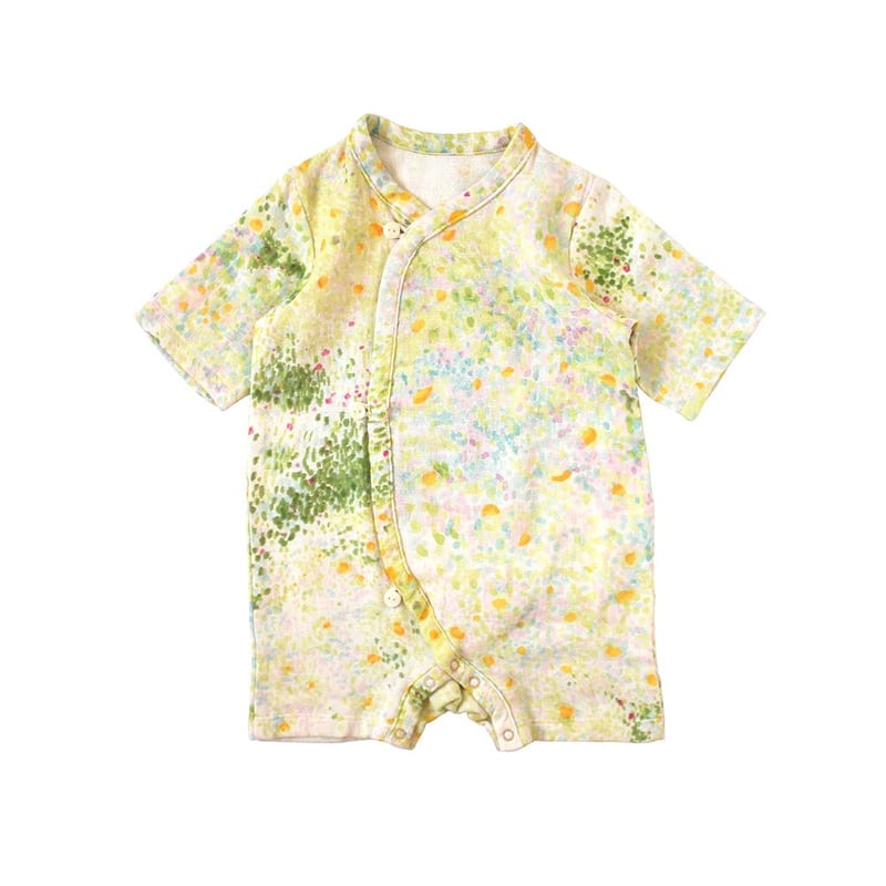 Naomi ITO Wata gauze front opening romper
