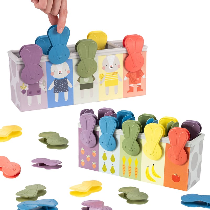 Taf Toys Bunny School Match & Count Toy – Montessori Counting & Sorting Toy | 18 months+