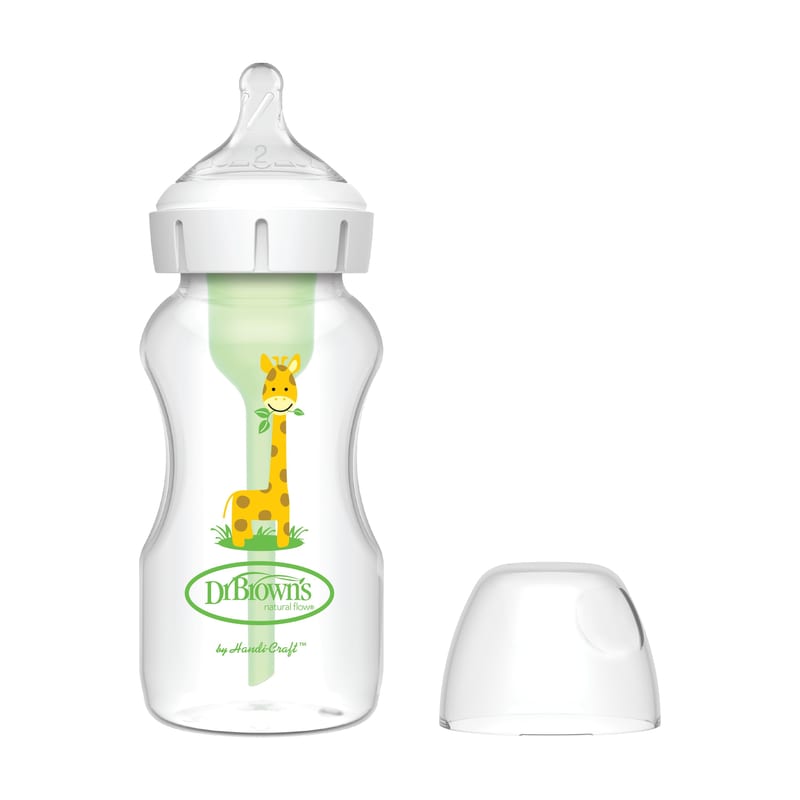 Dr. Brown's Options+ Wide-Neck Baby Bottle 270ml Giraffe