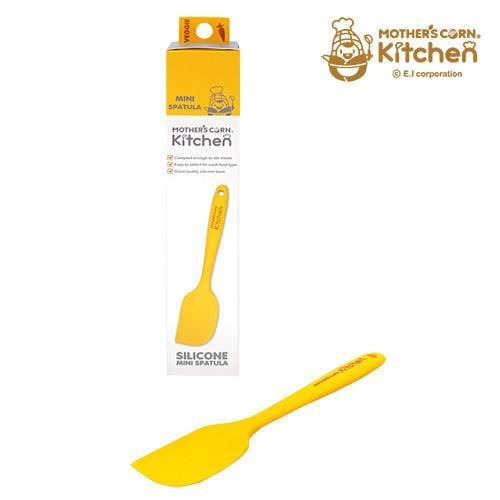 Mother's Corn Silicone Mini Spatula Yellow