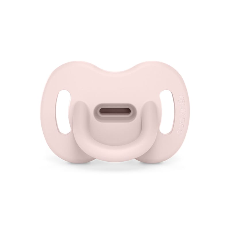 Suavinex Colour Essence All Silicone SX Pro Soother 0-6 Months - Rosewater