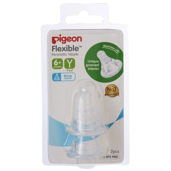 Pigeon Flexible Peristaltic Nipple Blister Pack 2pcs/set (Y)