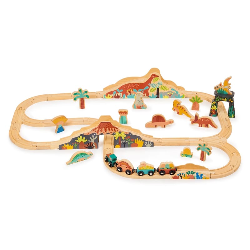 Mentari Toys Lost World Dinosaur Railway Set | 3 years+