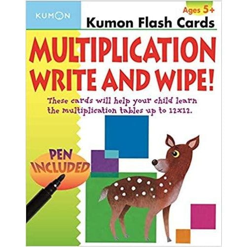 Kumon Flash Cards - Multiplication Write and Wipe