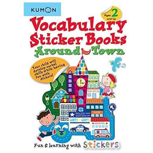 Kumon Vocabulary Sticker Books - Around Town