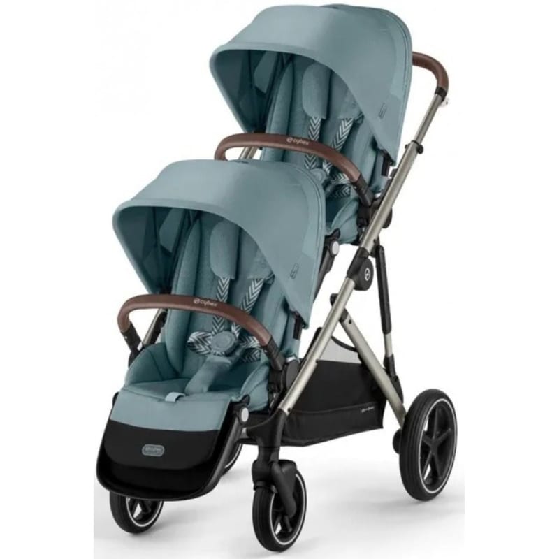 Cybex Gazelle S 2 Stroller TPE BP With 2nd Seat - Stormy Blue