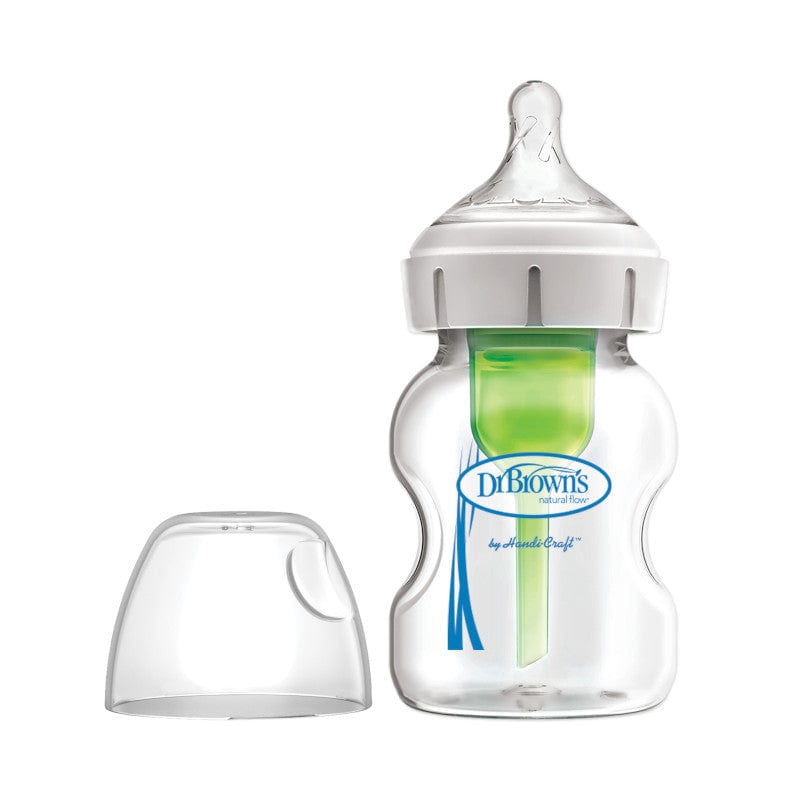Dr. Brown's Options+ Wide Neck Glass Baby Bottle 150ml 5oz