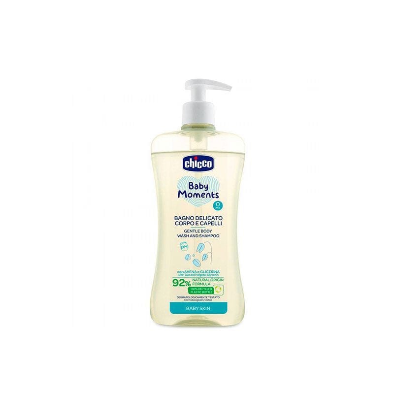 Chicco Baby Moments Gentle Body Wash and Shampoo 500ml
