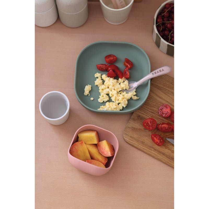 Silicone Suction Meal Set - Eucalyptus