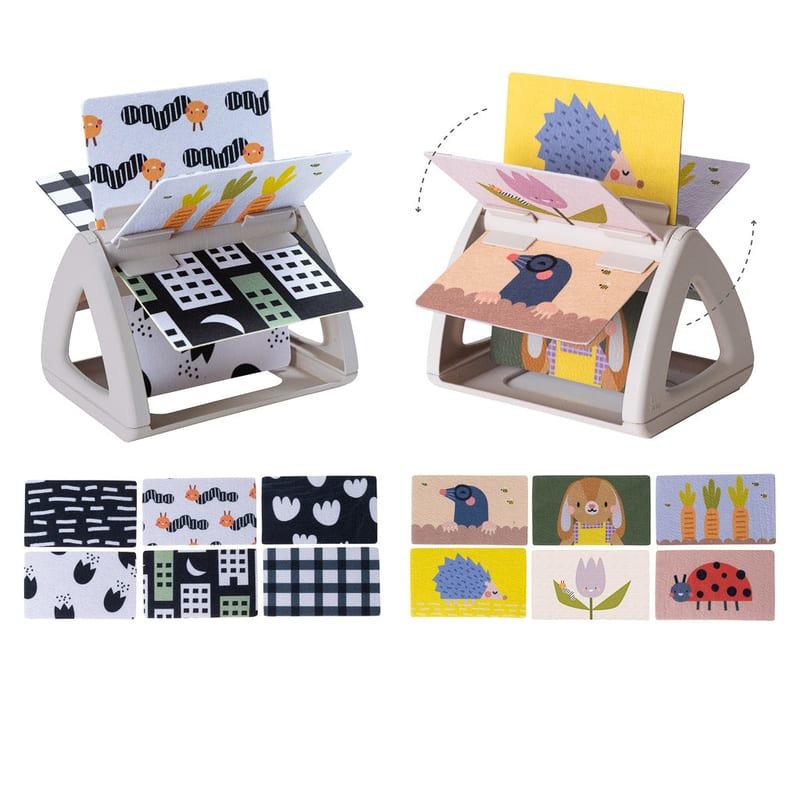 Taf Toys Tummy Time Spinning Book | 0 months+