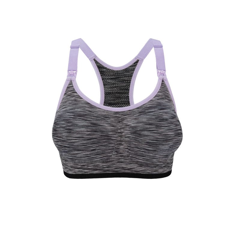 Bravado Designs Body Silk Seamless Rhythm Nursing Bra - Black Spacedye M