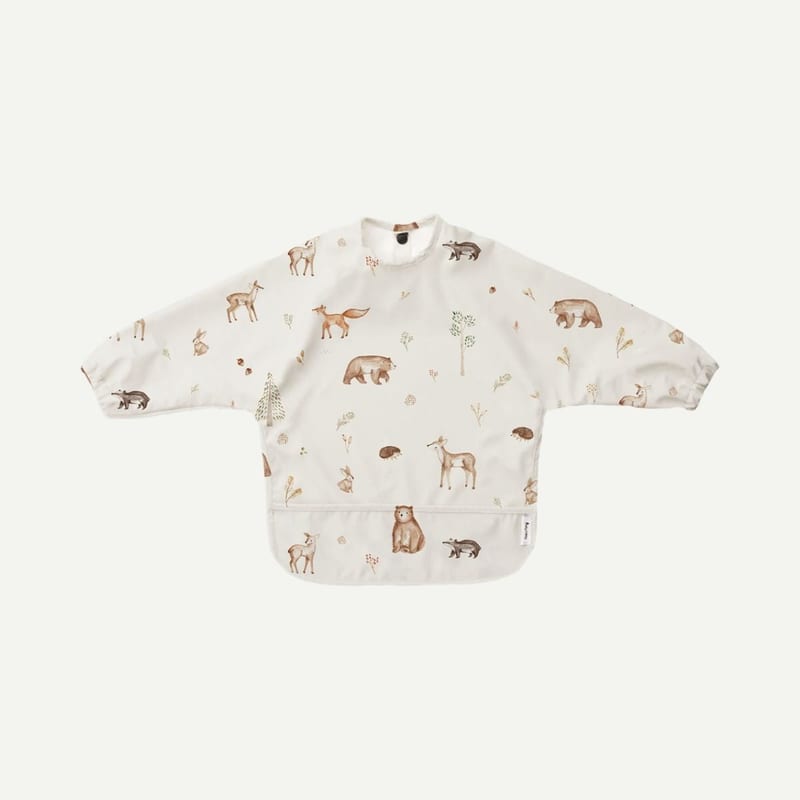Elly Milley PlayKidz Tablier Wearable Bib & Waterproof - Forest Friends