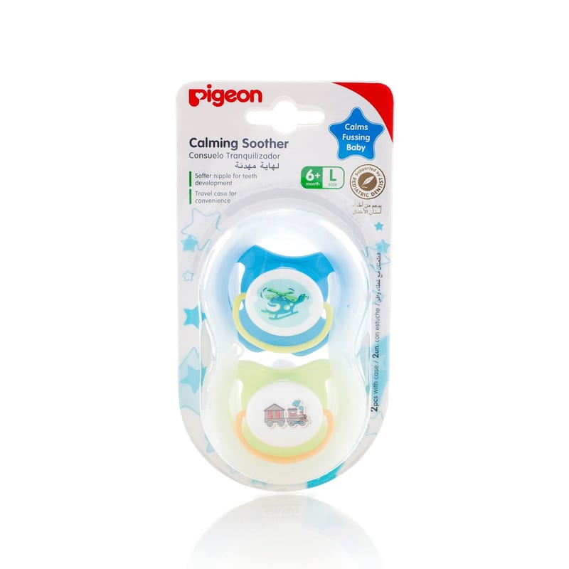 Pigeon Calming Soothers 2pcs (Boys L Size)