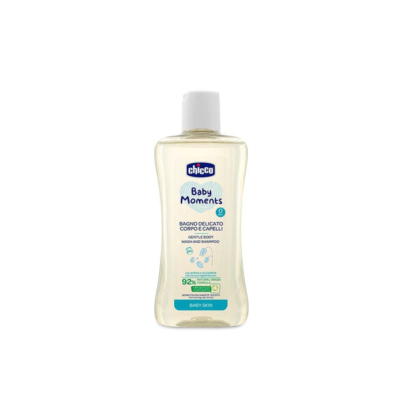 Chicco Baby Moments Gentle Body Wash and Shampoo 200ml