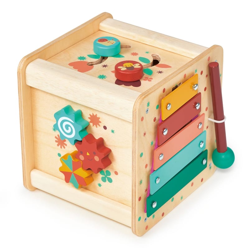 Mentari Toys Toddler Activity Cube | 2 years+