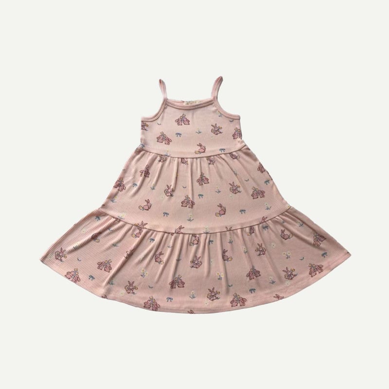 Elly Milley TENCEL™ Organic Cotton / Pétale Dress - Spring Bunny
