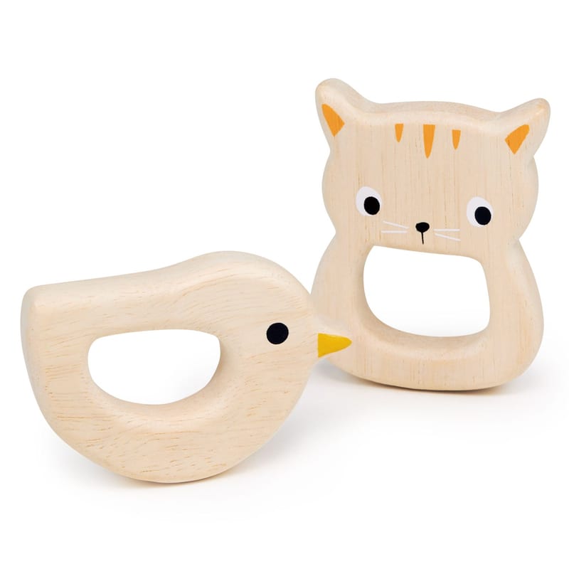 Mentari Toys Bird & Kitten Teethers | 4 months+