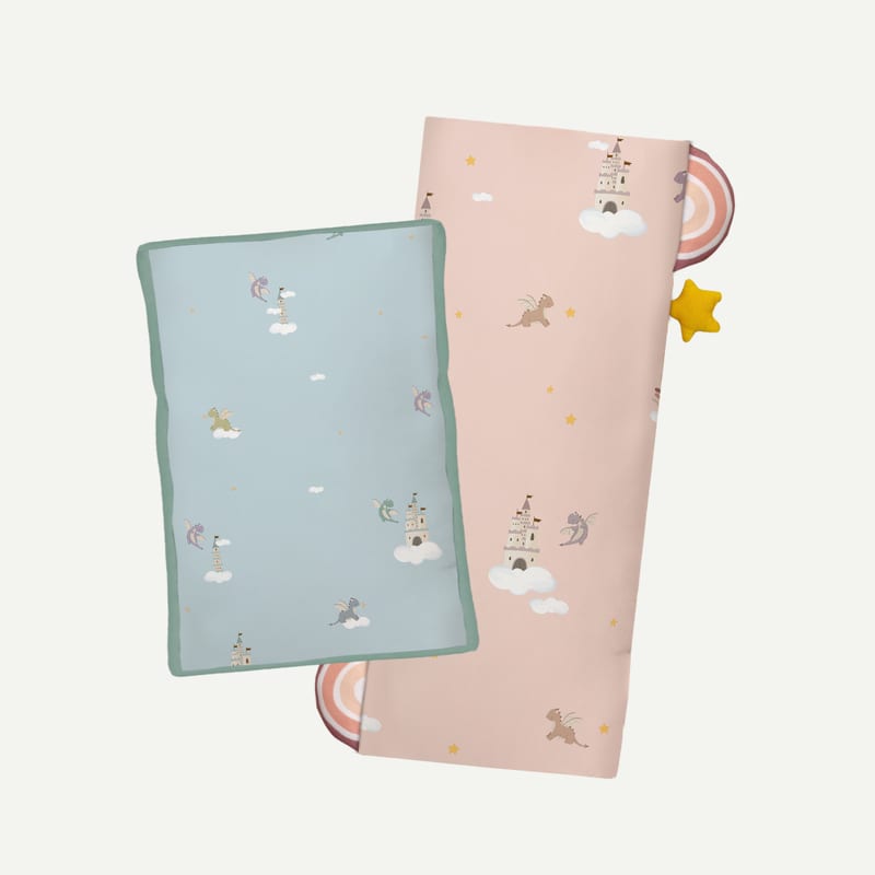 Elly Milley BUNDLE Signature Air Bamboo™ BFF Large Pillow & Head Pillow / Toddler Set