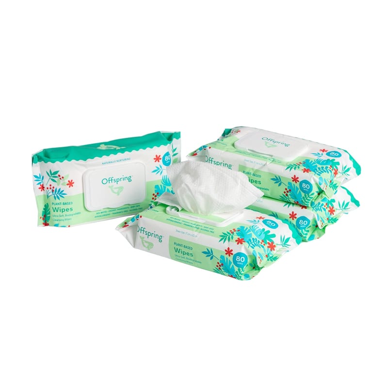Plant-based Wipes 80ct 4-Pack Bundle