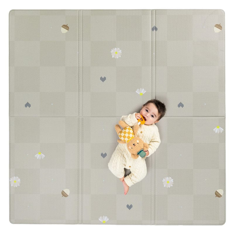 Taf Toys Fold & Play Checkers Baby Play Mat | 0 months+