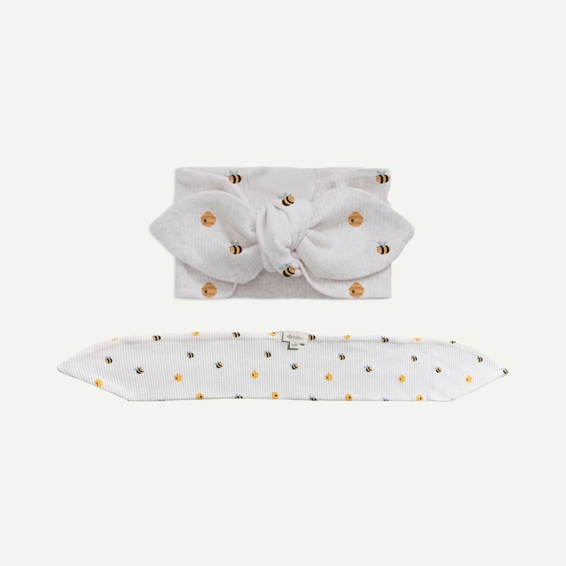 Elly Milley TENCEL™ Organic Cotton / Camélia Headband - Honey Bee