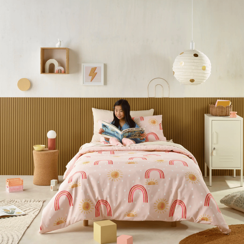 Staydry Kids Waterproof Quilt Cover set - Happy Days