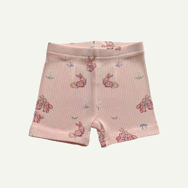 Elly Milley TENCEL™ Organic Cotton / Forêt Shorts - Spring Bunny