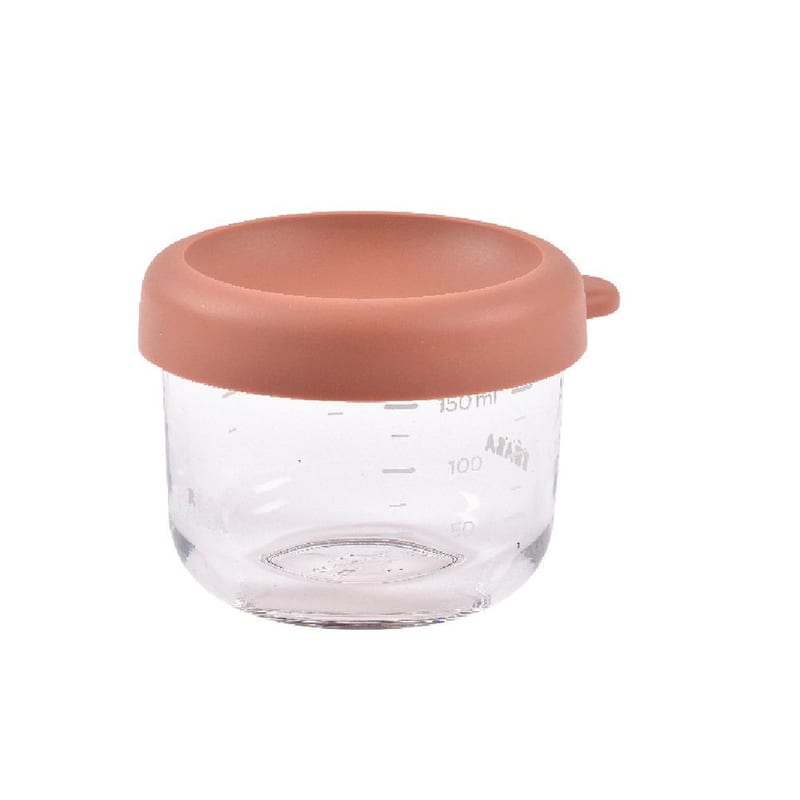 Beaba Glass conservation Jar 150ml - Terracotta