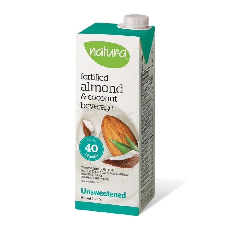 Natur-a Enriched Almond Beverage - Coconut Unsweetened, 946 ml.