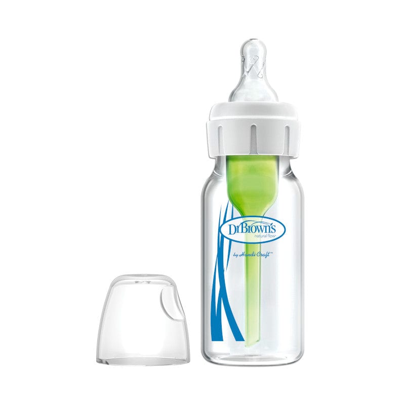 Dr. Brown's Options+ Narrow Neck Glass Baby Bottle 120ml 1-Pack