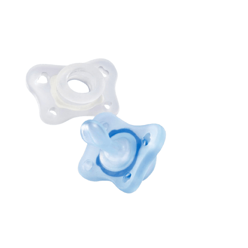 Chicco Mini Soft Silicone Soother 2PCS Boy