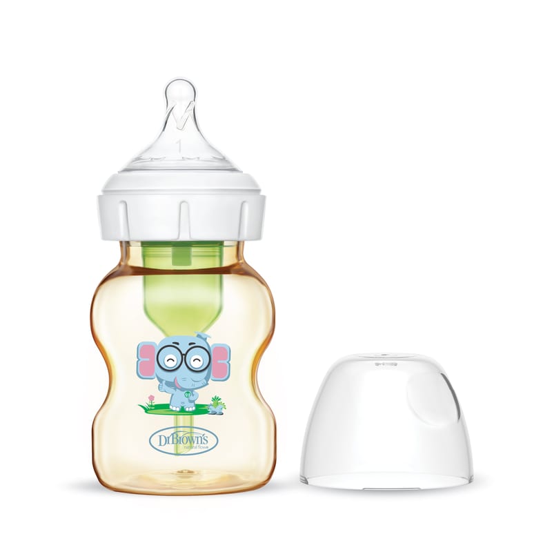 DR. BROWN'S Options+ Wide Neck PPSU Bottle, 150ml, 1-Pack